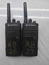 Lot of 2 Motorola RDU2020 RU2020BKF2AA 2-Channel Two-Way Handheld Radio J22