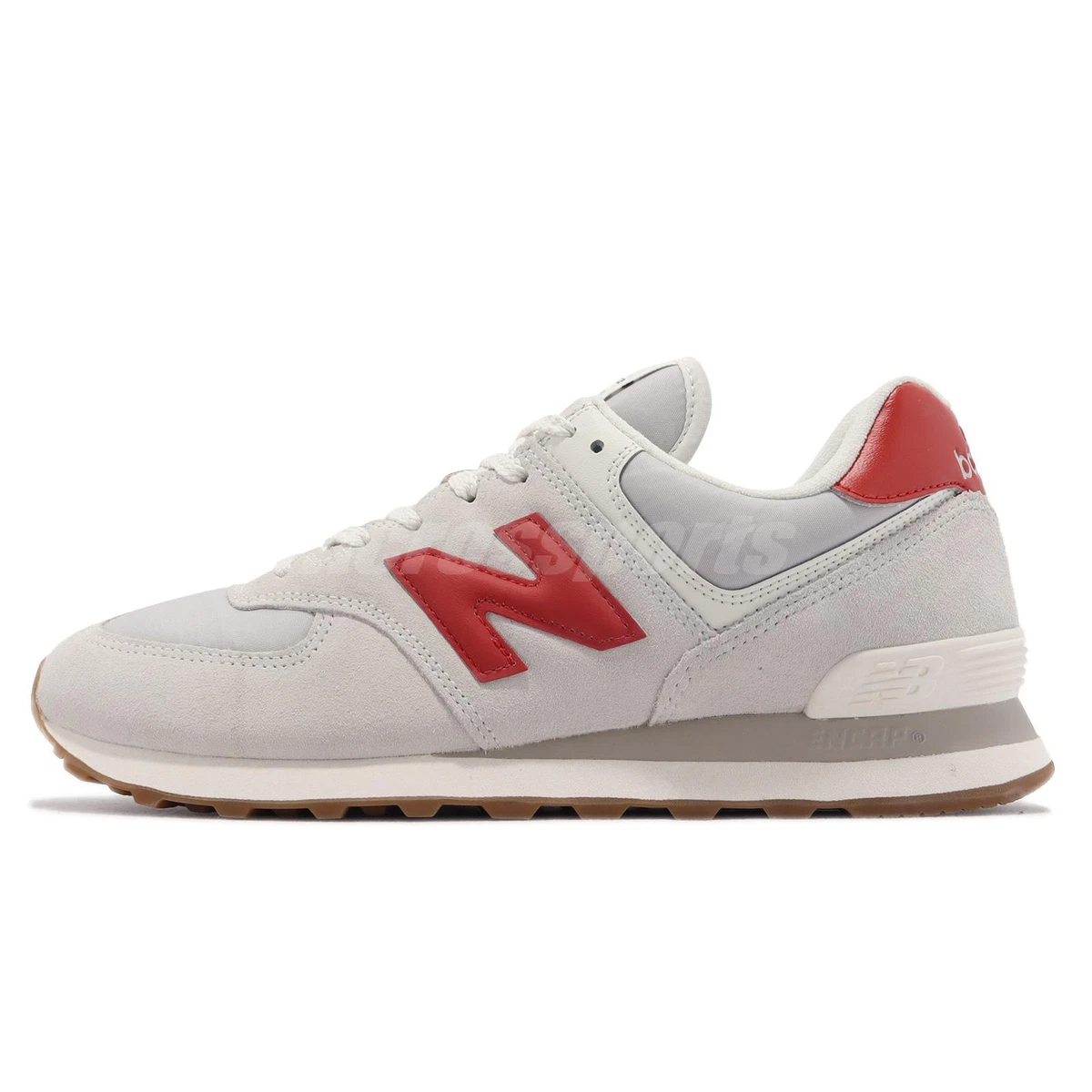 New balance 574 rouge homme sale