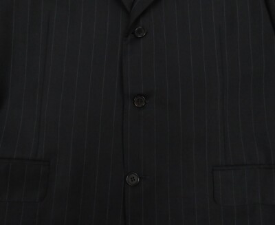 Canali 100% Pure Wool 3 Button Blazer Sport Coat Jacket 50 IT 40