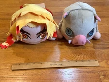 Ufotable's Demon Slayer Anime Nesoberi KYOJURO RENGOKU & INOSUKE PLUSH