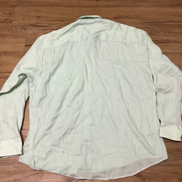 Camicia vintage YSL Yves Saint Laurent uomo 16 5 34 35 con bottoni manica lunga