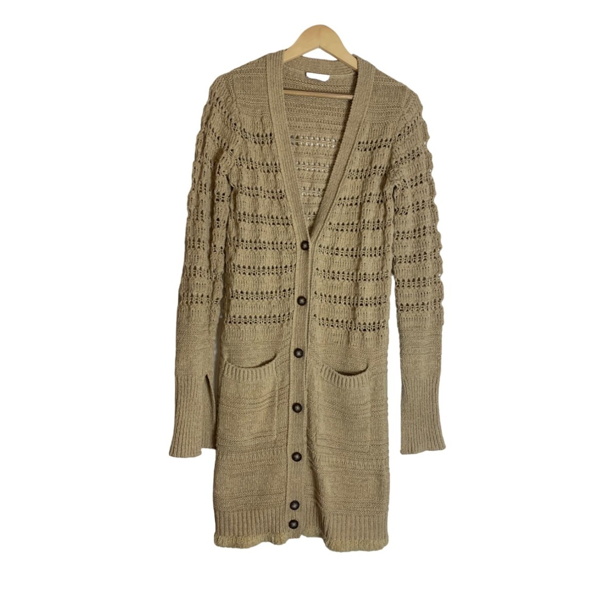 カーディガン SEE BY CHLOE - SEE BY CHLOE knit cardigan. See By Chloe Women's Knit Cardigan Sweater S Beige Open