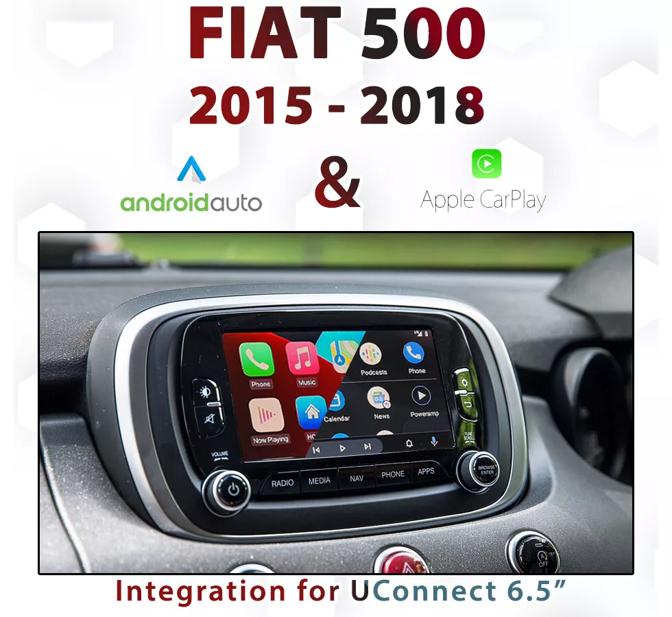 Fiat 500 Mirror Apple CarPlay Uconnect, 59 OFF