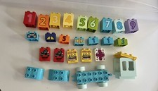 DUPLO LEGO Block Brick Lot. Numbers Train Special 25 pcs 