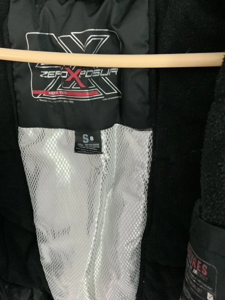ZeroXposur Boys Ski Snowboard Winter  Jacket  With Powder Skirt Size 8 - Image 3 of 4
