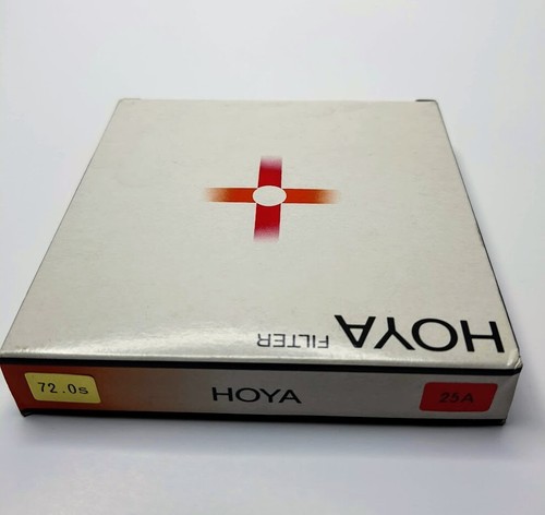 Hoya 72mm Red #25A Glass Lens Filter 72 mm 25A 25 A Black & White Film 72 Japan - Picture 6 of 8