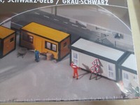 Faller 130136 4X Baucontainer (Gelb Und Grau) H0