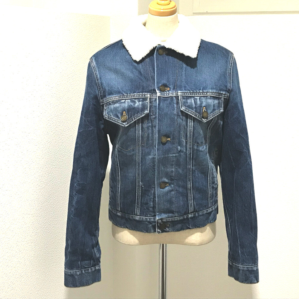 SAINT LAURENT PARIS Giacca Maxi Patch Logo Monogramma 483202 YZ883