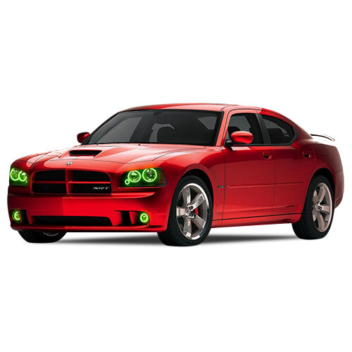 Dream Color Chasing LED Halo kit for 05-10 Dodge Charger Headlight & Fog Lights - Bild 3 von 10