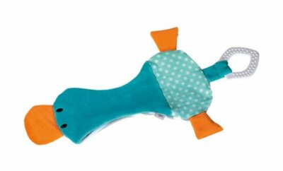 Fashy little Stars SCHMUSETUCH mit BEISSRING, KUSCHELTUCH, SCHNUFFELTUCH Ente