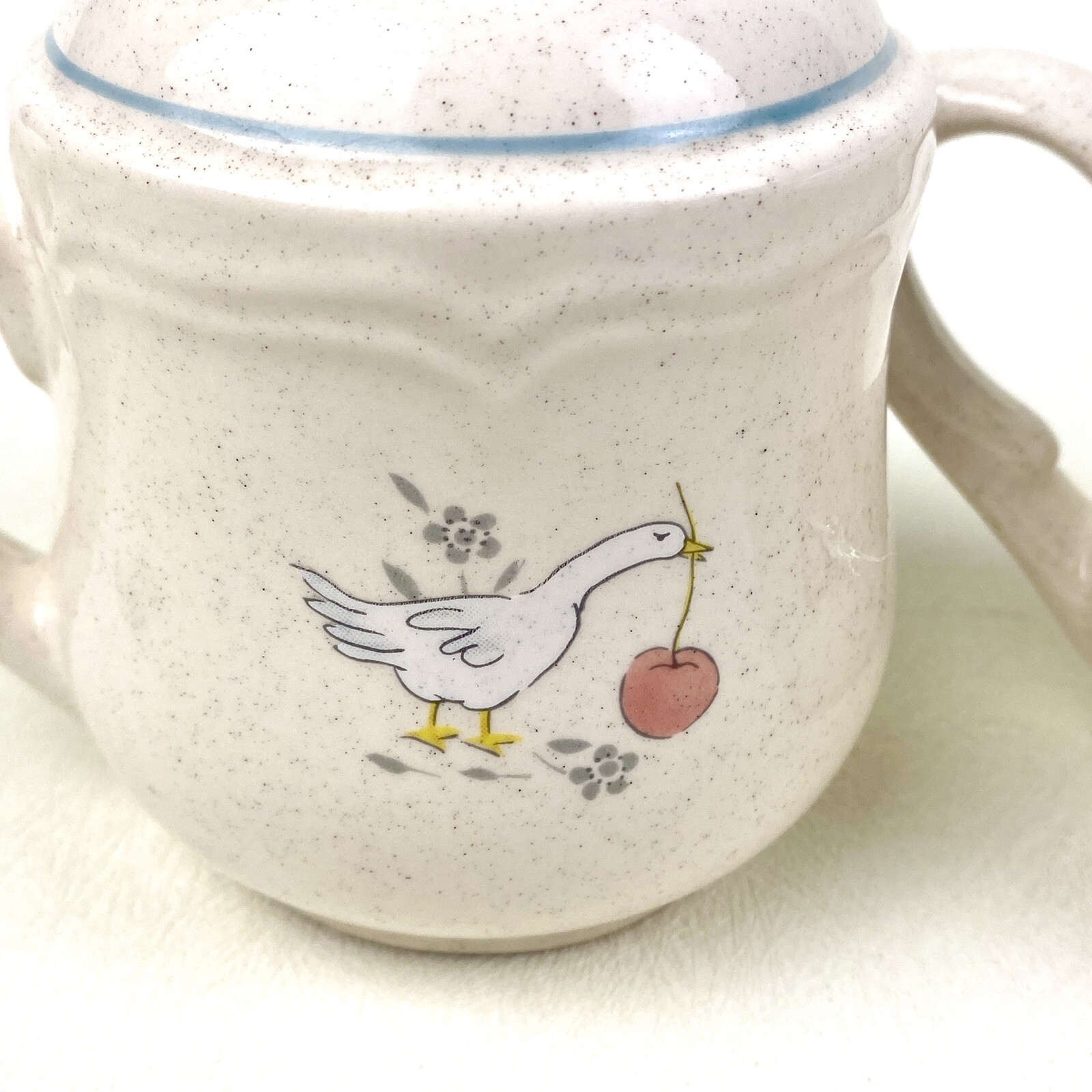 International Tableworks MARMALADE GEESE Salt Pepper Shakers VTG Cottage Core