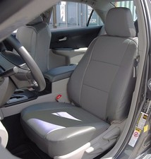 Toyota Camry 2012-2016 Leather-like Custom Made Fit 2 Front Seat Covers Pair