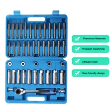 43-tlg Stoßdämpfer Domlager Dämpferschlüssel Federbein Werkzeug Satz Schlüssel