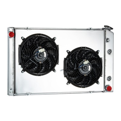 3 Row Radiator+Shroud Fan Fit 1973~1987 Chevy GMC C/K C10 C20 30 K10 K20 C2500