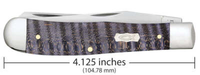 Case XX #80540 Smooth Purple Curly Maple Trapper 7254 SS | eBay