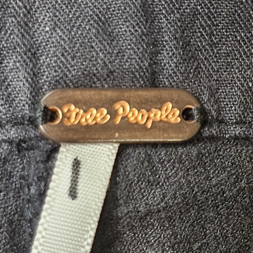 NWT Free People Bay To Breakers Soft Corduroy Pants Rosey Copper Black Size XS - Picture 10 of 16
