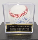 Authentic Robby Thompson SF #8 Autographed Baseball HOF