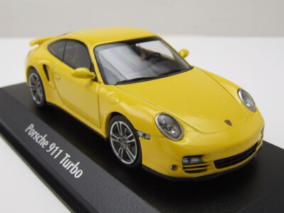【MAXICHAMPS】Porsche 911 Turbo Yellow1990 MAXICHAMPS 1/43 - PORSCHE 911 Turbo (964) - 1990 - Five Diecast