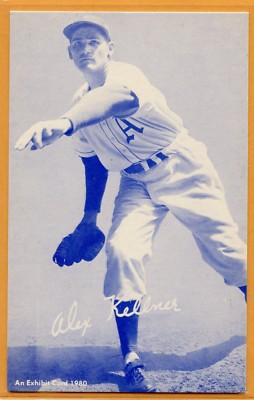 1980 Baseball Exhibit Card of Alex Kellner -- Athletics