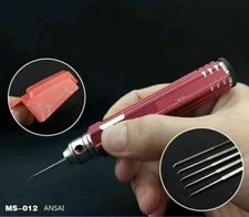 Precision Scriber Military AirCraft Model Tool Detail Chisel Carving MG HG Knife