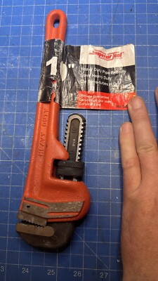 Superior Tools 1-1/2'' Jaw 10-Inch Straight Pipe Wrench NEW Tool Heavyweight