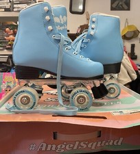 Women s Angels Skates Roller skates Size 5 Girls Sky Baby Blue New 29001 In Box
