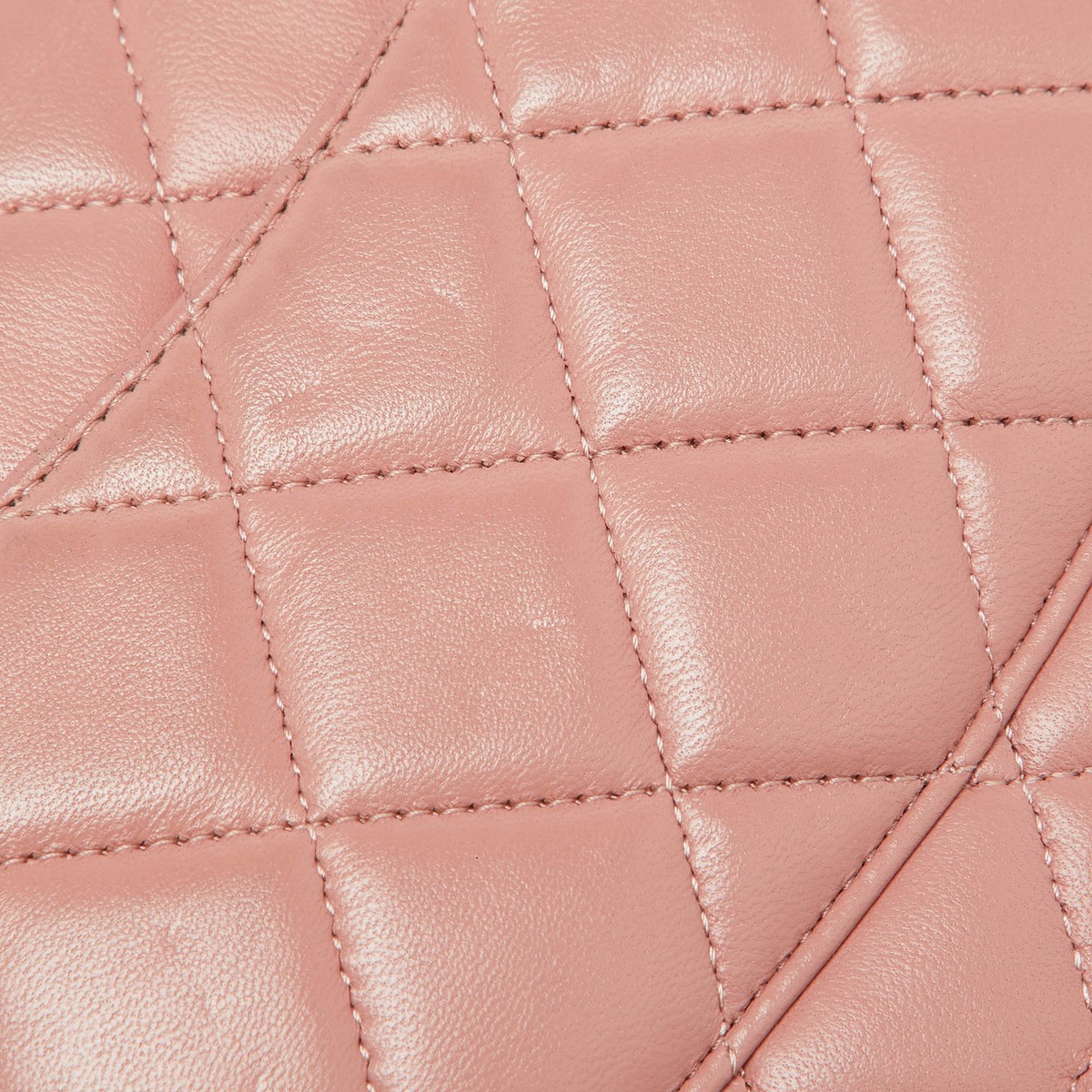 Chanel Peach Pink Quilted Leather CC Flap Wallet on Chain | eBay Chanel Peach Pink Quilted Leather CC Flap Wallet on Chain | eBay