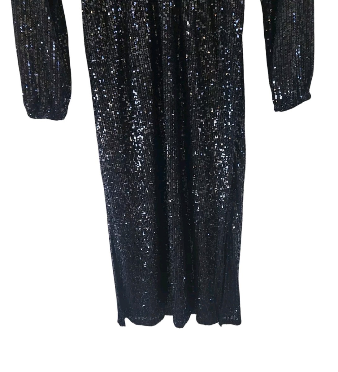 betsey johnson black sequin dress Princess Polly Women's Miss Me Sequin Minidress - Black main image 1