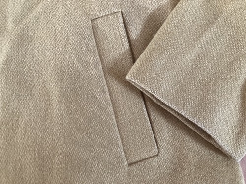 River Island Size 12 Like New Mustard Wool Blend Pea Coat Womens - Picture 4 of 6