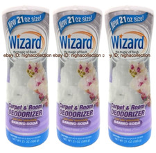  Lot 3  Carpet  Room Deodorizer FreshlyFolded Linen w/ Baking Soda 21 oz Ea