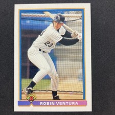 Robin Ventura 1991 Bowman Card #358 MLB Chicago White Sox