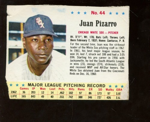1963 Juan Pizarro #44