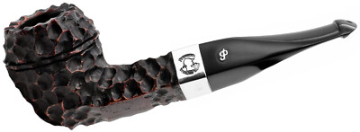 Peterson Sherlock Holmes Extra Rustic Finish Baker Street Silver Mounted Pfeife