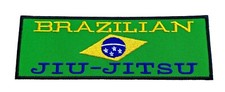 Jiu Jitsu Brésilien Patch (6 ") Fer Ou à Coudre Badge Bjj Gi Grappling Kimono