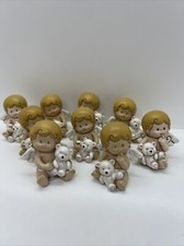 9 statuine personaggio angioletto Angelo bambino 5cm evento decorazione