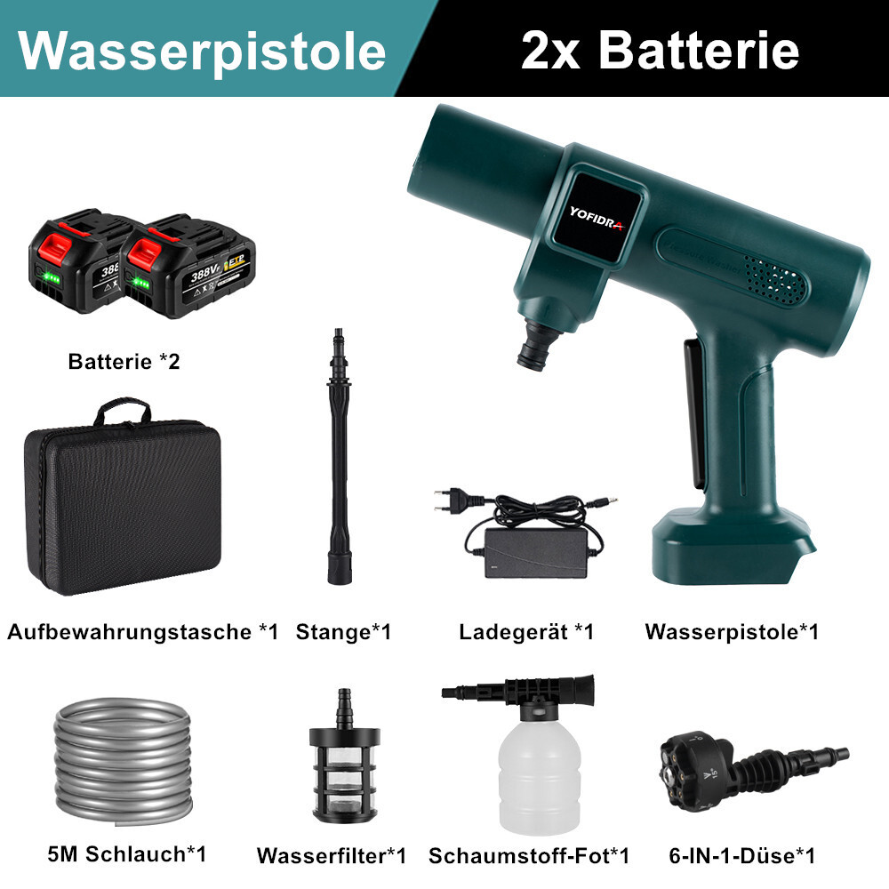 Hochdruckreiniger Für Makita 18V Akku Spritzpistole Druckreiniger Heimwerken