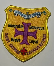 Nashua Valley Council 1999 Catholic Retreat    Boy Scout Patch TK4