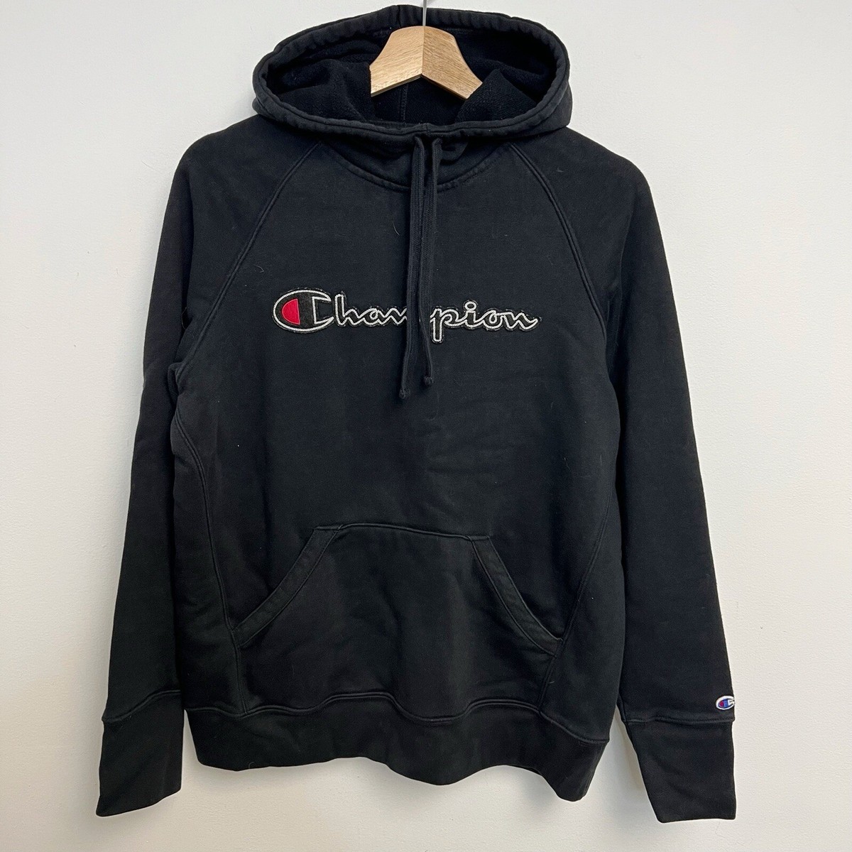 Oversized Hoodie Champion Black Hoodie Women's Champion - Main Image