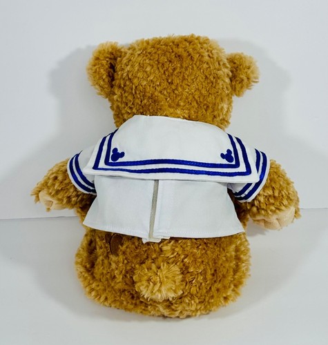 Disney Duffy The Bear Plush 18” Sailor Outfit With Mickey Mouse Paw Prints Red T - Picture 16 of 19