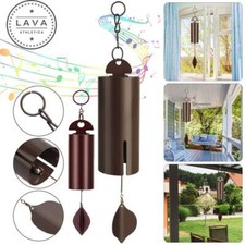 Large Deep Resonance Serenity Metal Bell Heroic Wind Chimes Outdoor Garden Decor
