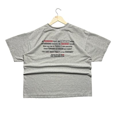 Vintage Vail Colorado 'The Last Best Party' Spring Break Tee XL