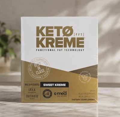 Pruvit Keto Kreme 20 Packets Flavor SWEET KREME Supplement EXP: 07/2027