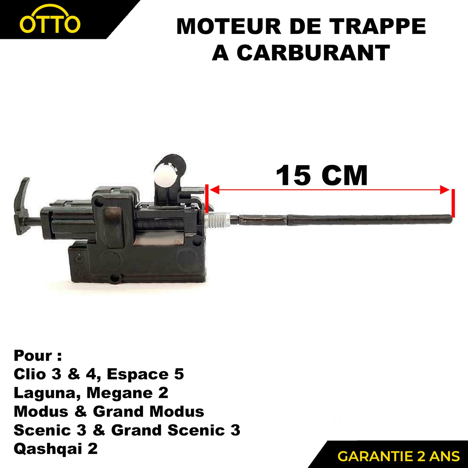 Moteur trappe carburant pour Scénic 3 et Qashqai 1.5 dCi
