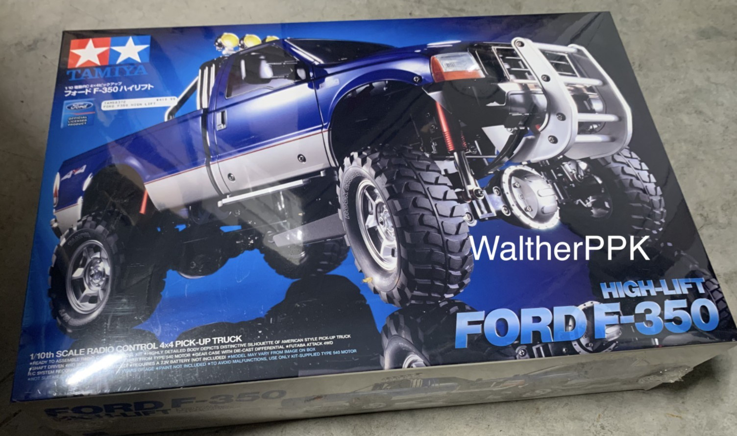New Sealed 1/10 Scale Tamiya RC Pick Up Truck Ford 4x4 F350 