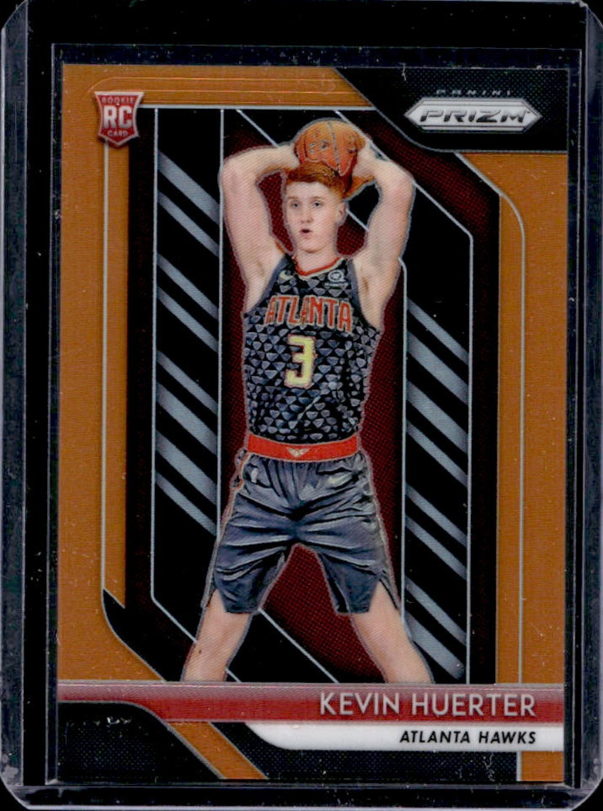 2018-19 Panini Prizm Kevin Huerter RC Prizm Orange Rookie #/49 Hawks