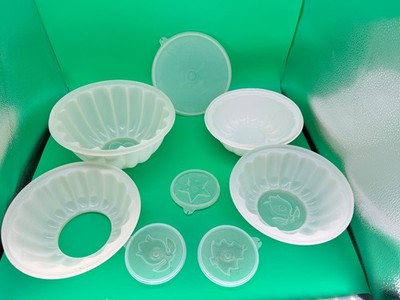 Vintage Tupperware Jello Mold Misc. LOT Jel-N-Serv w/Seals & Patterns,Other Misc