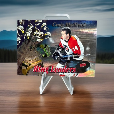 #ad Box 3: 1994 95 TSC OVERSIZE SILVER BORDER PROOF Ring Leaders Craig MacTavish PHI $1.89