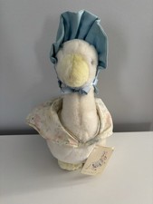 Vtg Frederick Warne Beatrix Potter Jemima Puddle Duck Plush Eden Toys Tags READ