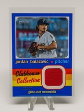 Jordan Balazovic 2020 Topps Heritage Minors Clubhouse Collection Relic /99 Patch