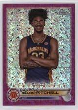 2022 Chrome McDonald's All American Fuchsia Refractor 11/150 Dillon Mitchell 7p8